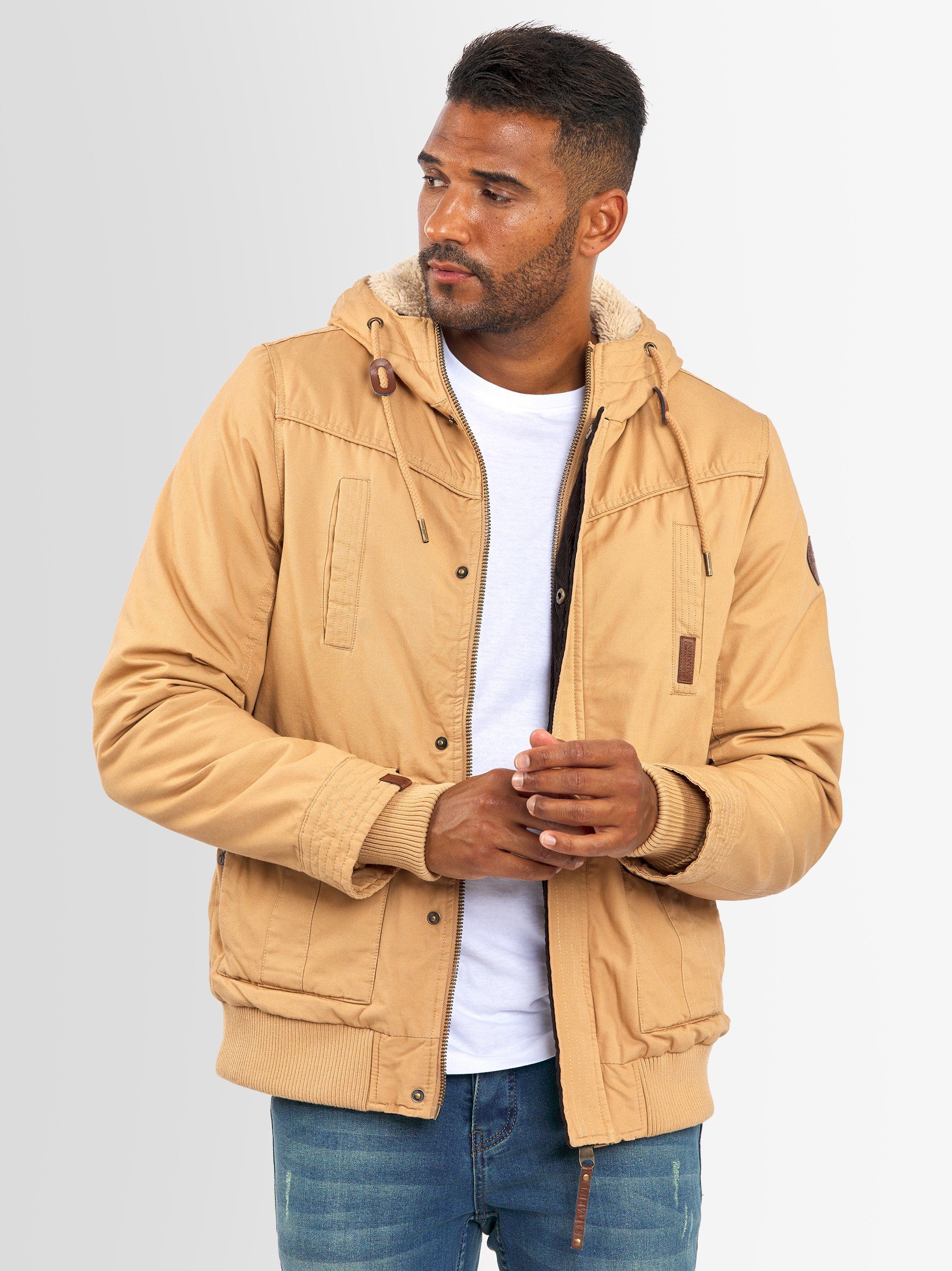 Alessandro Salvarini Winterjacke ASRigio mit warmem Teddyfell