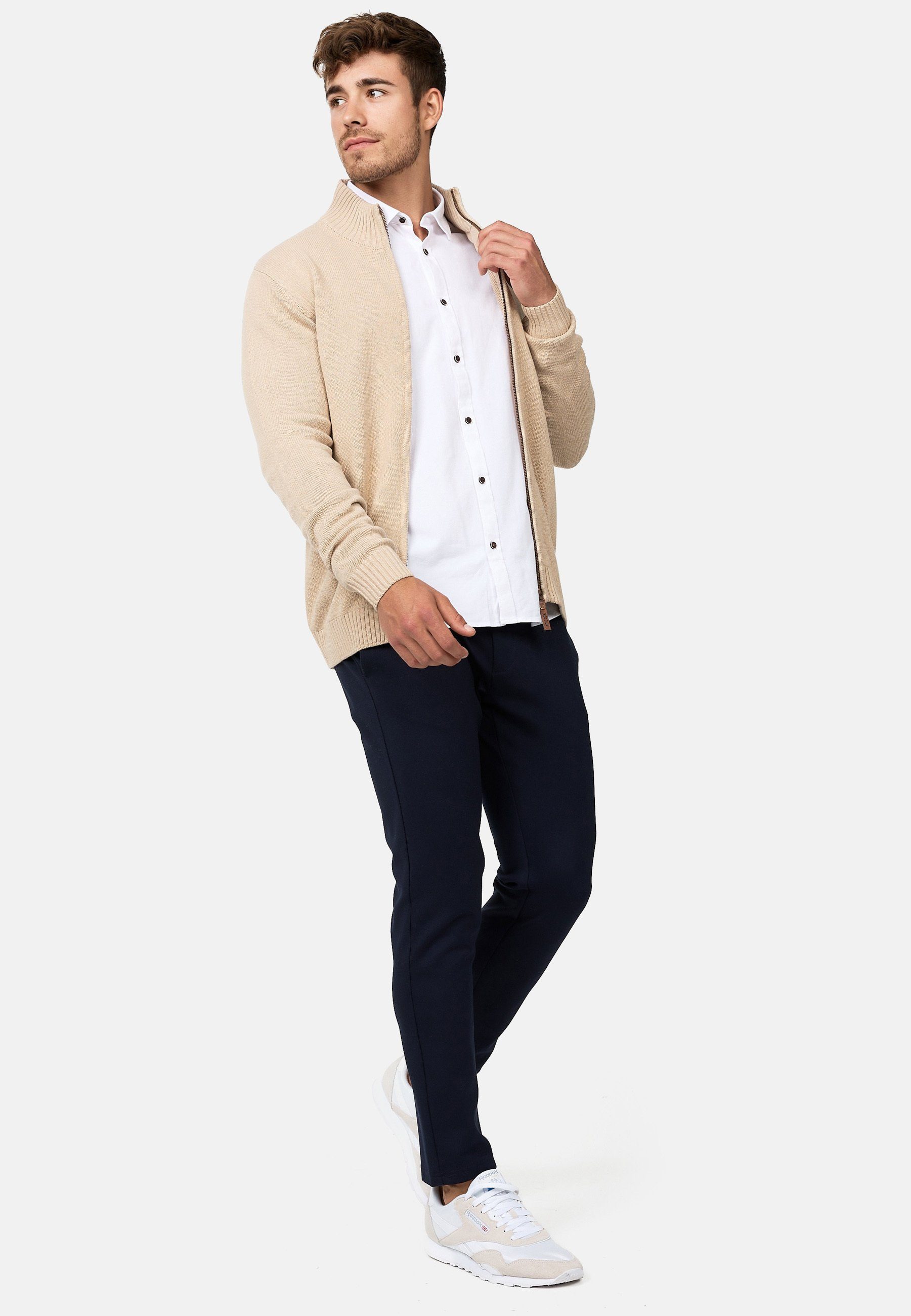 Indicode Strickjacke Herren INLut Herrenstrickjacke