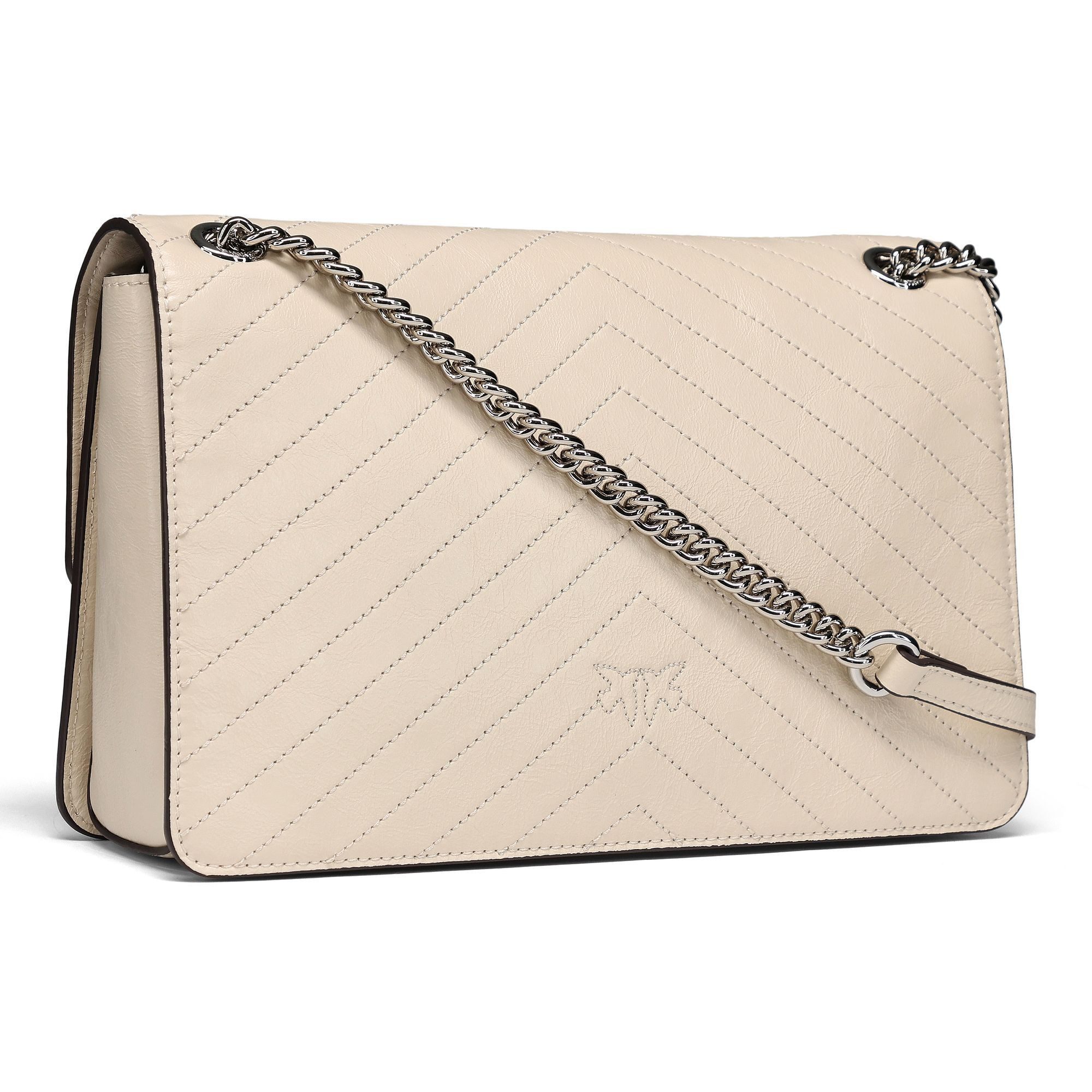 PINKO Schultertasche Love One, Leder