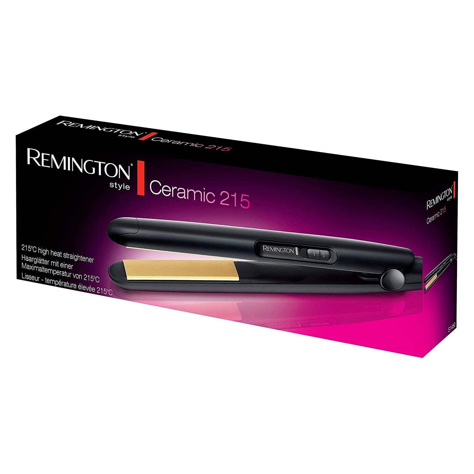 Remington Glätteisen Glätteisen Haarglätter S1450 keramikbeschichtet bis 215°C schmal, gleichmäßige Wärmeverteilung