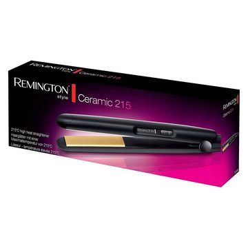Remington Glätteisen Glätteisen Haarglätter S1450 keramikbeschichtet bis 215°C schmal, gleichmäßige Wärmeverteilung