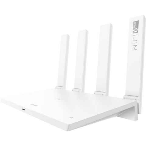 Huawei WiFi AX3 (Quad-core) WLAN-Router, Router Weiß (WiFi 6 802.11ax, Dual-Band, bis zu 3.000 Mbit/s)