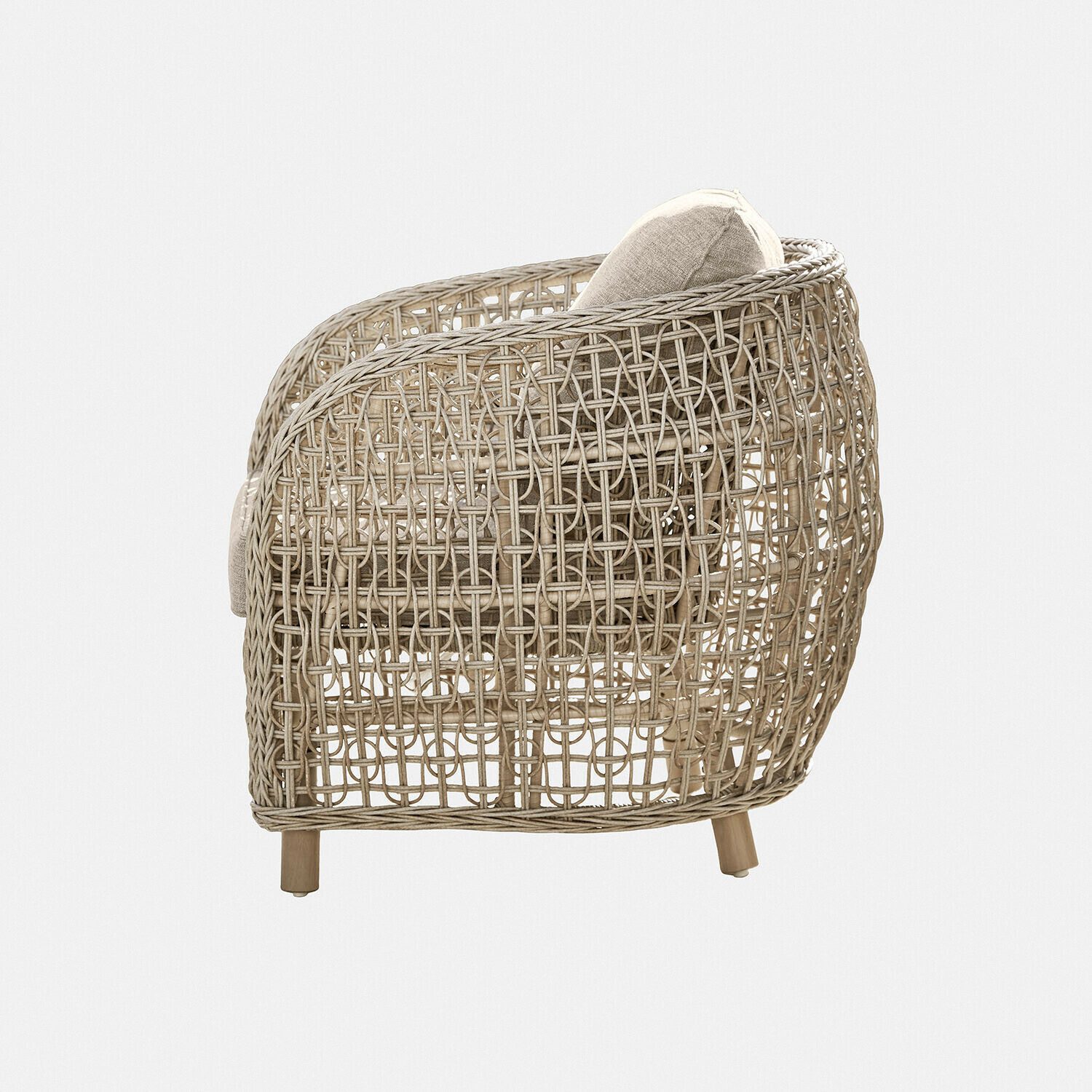 Mirabeau Esszimmerstuhl Sessel Ventiglio grau/braun