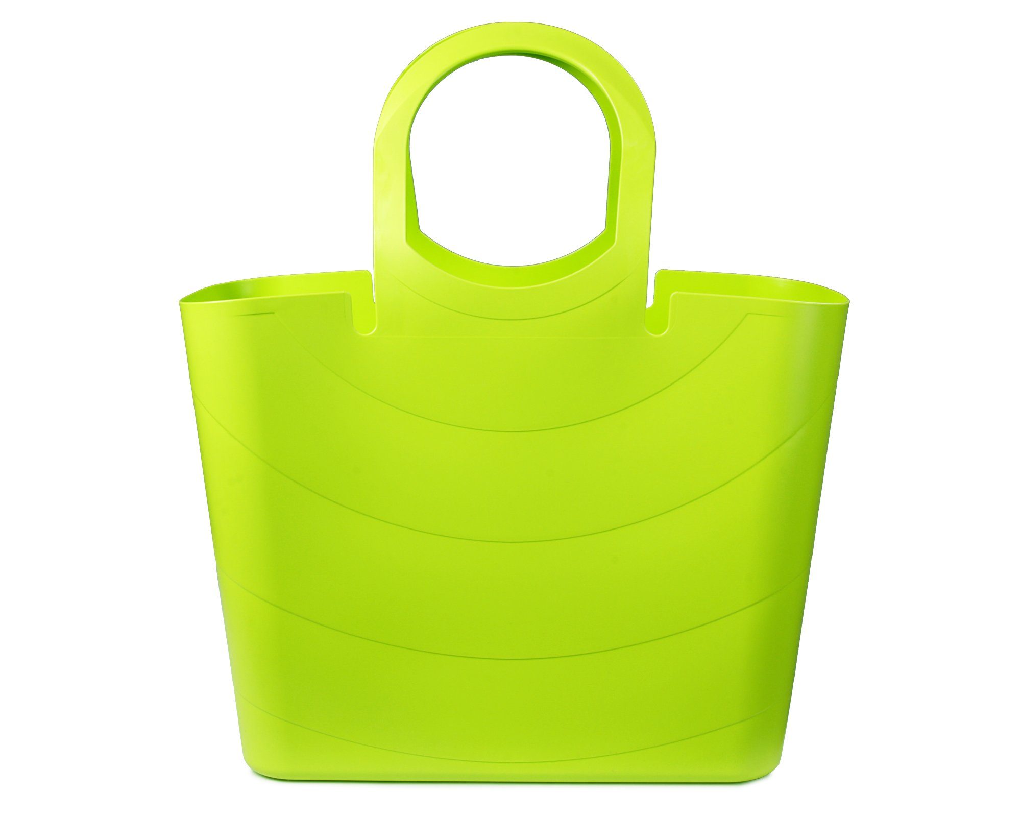 ONDIS24 Handtasche Tragetasche Lucy 24L Handtasche leicht und modern Einkaufstasche farbig (Limette)