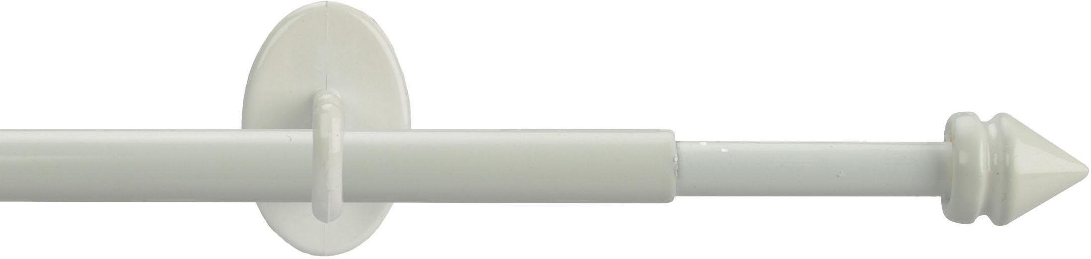 Scheibenstange Lyon, Liedeco, Ø 8 mm, 1-läufig, ausziehbar, ohne Bohren, geklebt