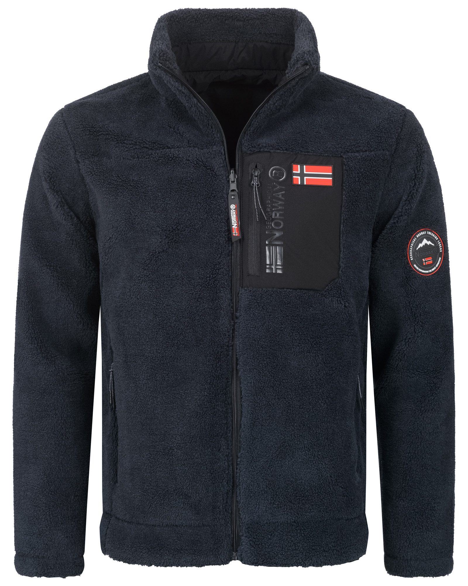 Geographical Norway Fleecejacke Herren Teddy Fleece Winter Jacke Outdoor Üb günstig online kaufen