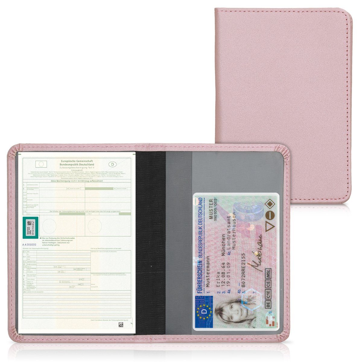 kwmobile Etui Fahrzeugschein Hülle mit Kartenfächern günstig online kaufen