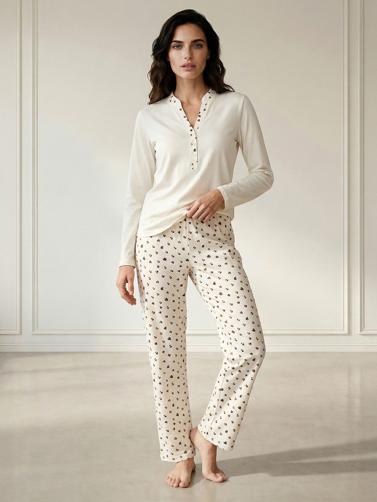 Pyjama Pyjama Set Langarm - Heart