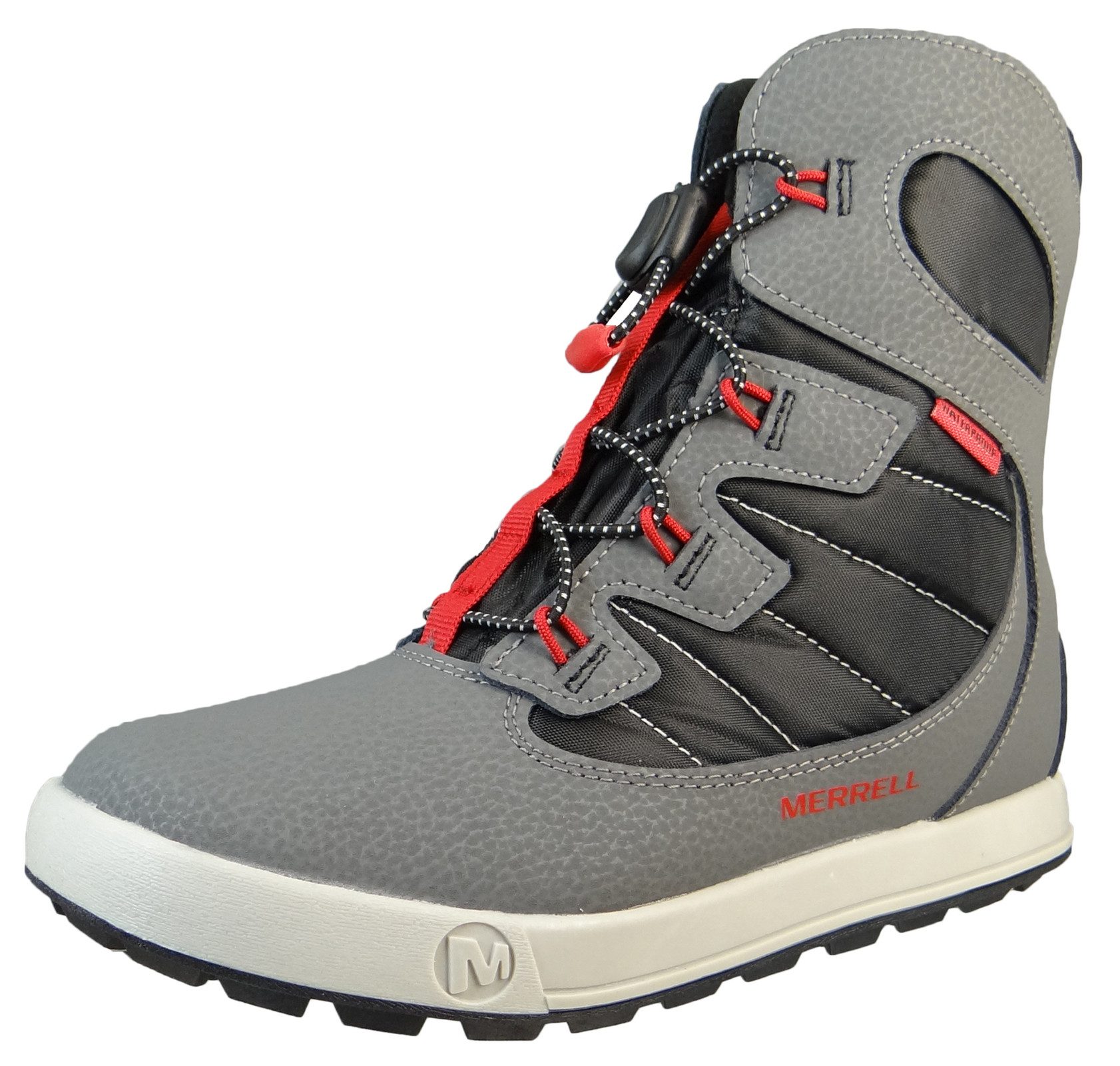 Merrell MK267145 Snow Bank 4.0 WTRPF Grey/Black/Red Snowboots