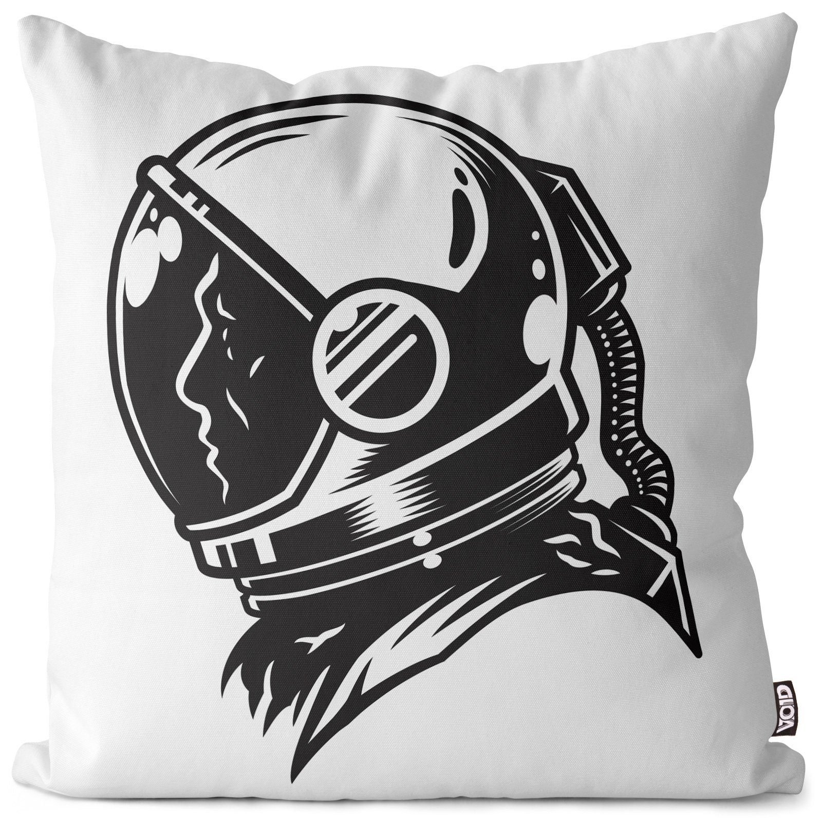 Comic F Sofa-Kissen Astronaut Anime Raumfahrer VOID Zeichnung Weltall Nasa Pilot (1 Universum Kissenbezug, Astronomie Science Stück), Raumschiff Weltall Weltraum Raumfahrt