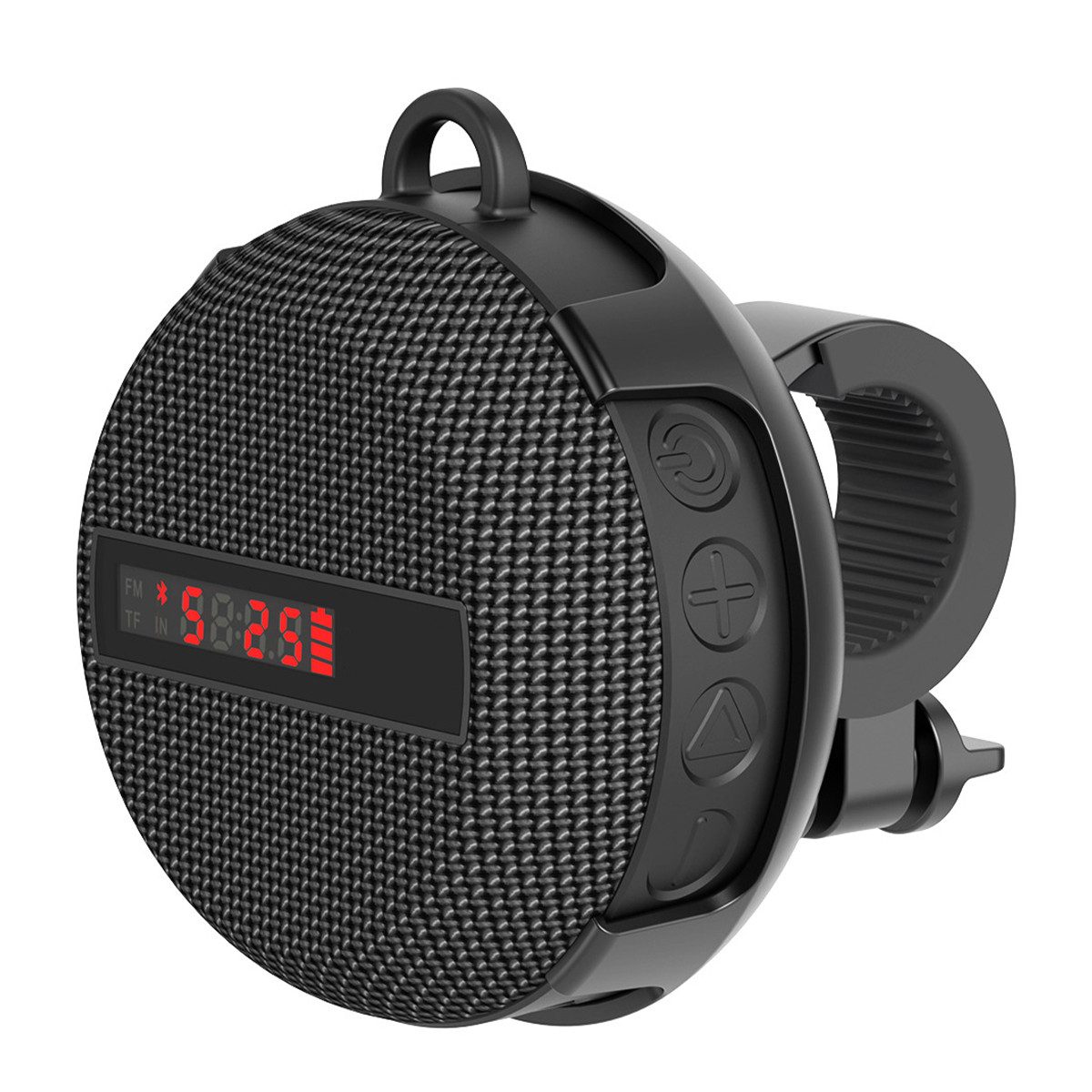 DOPWii Bluetooth-Fahrrad Display-Geschwindigkeit Lautsprecher mit Halterung Bluetooth-Lautsprecher