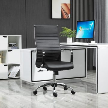 Vinsetto Schreibtischstuhl Bürostuhl mit Wippfunktion