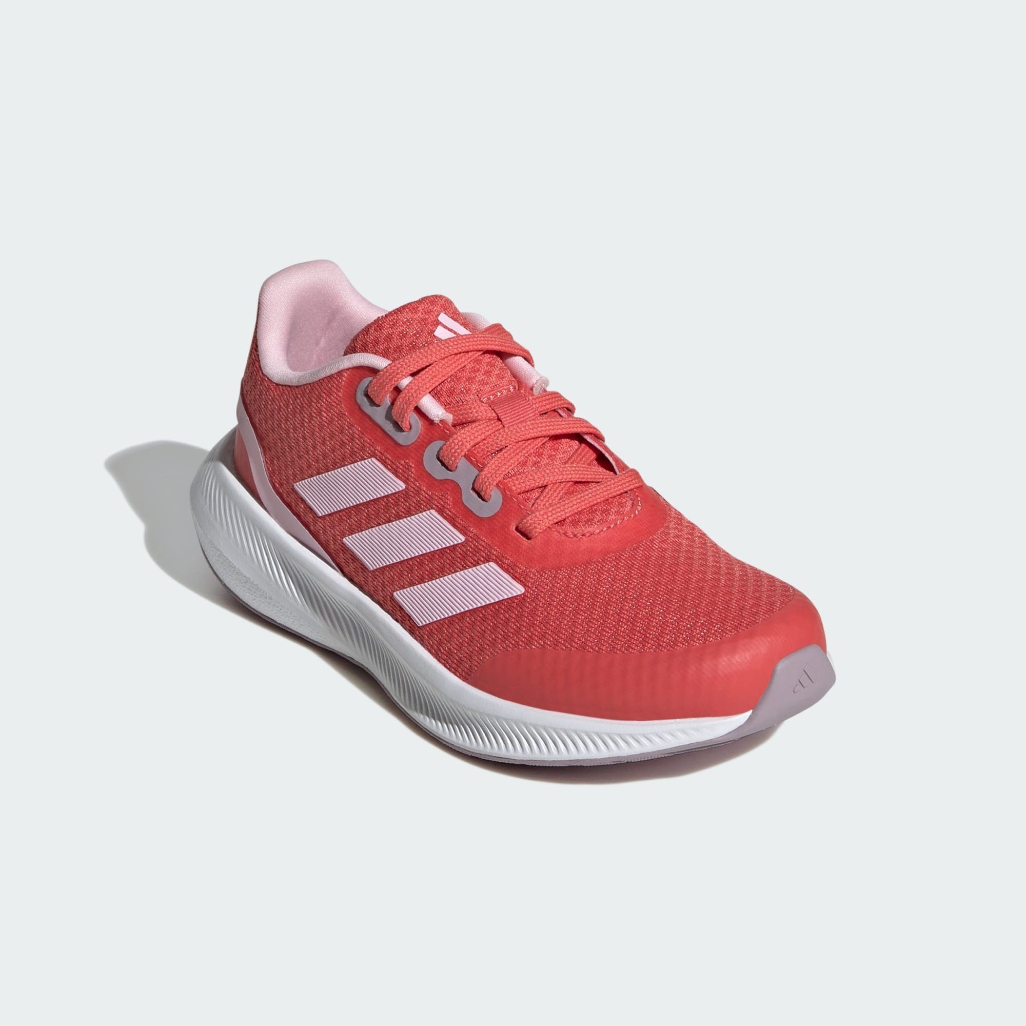 adidas Sportswear RUNFALCON 3 LACE SCHUH Sneaker Preloved Scarlet / Clear Pink / Preloved Fig
