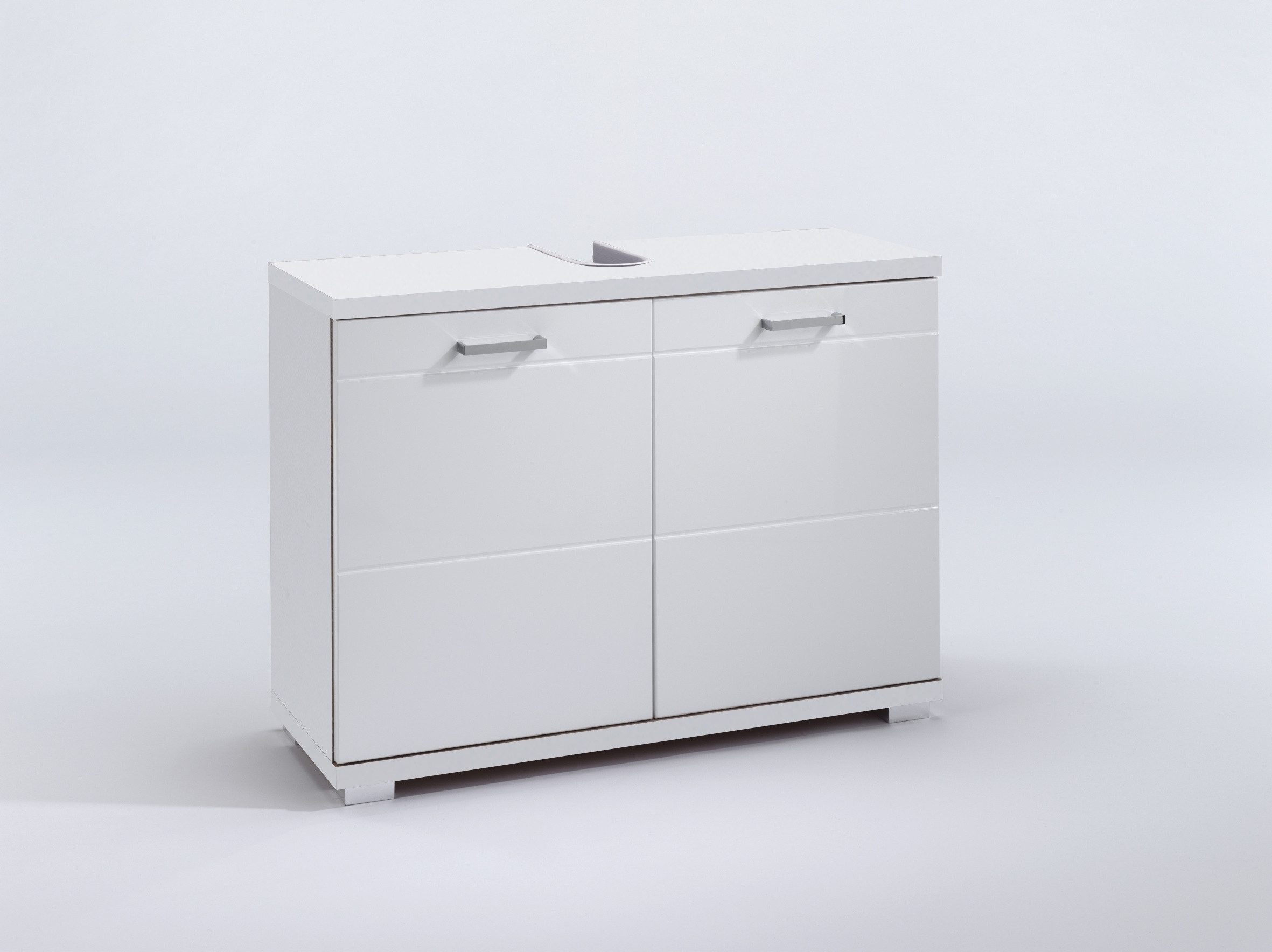 freiraum Waschbeckenunterschrank NEBRASKA in Weiß 80 x 59 x 31,5 cm (BxHxT)