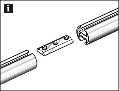 Verbinder Memphis, GARDINIA, mm 16 Ø Memphis (1-St), Serie Einzelprogramm