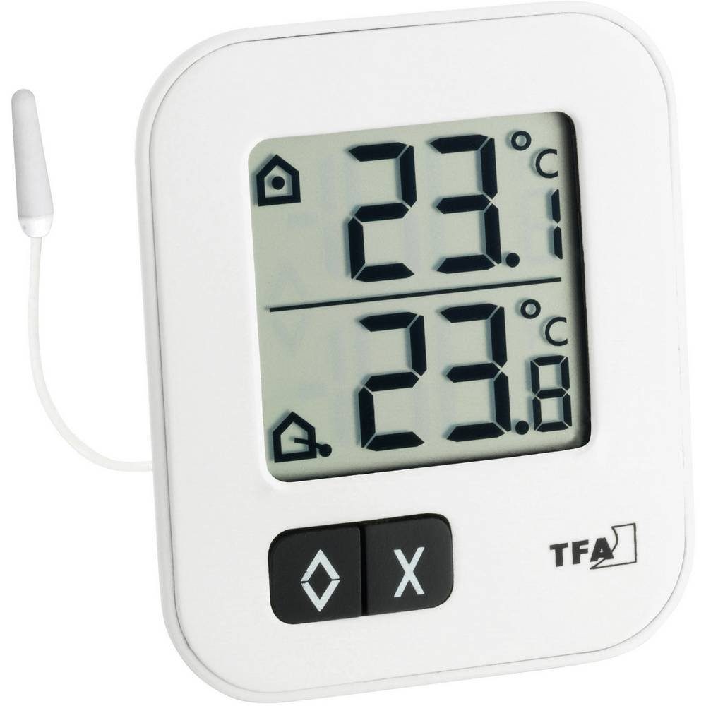 TFA Dostmann Raumthermometer Min-/Max-Thermometer 30.1043.02