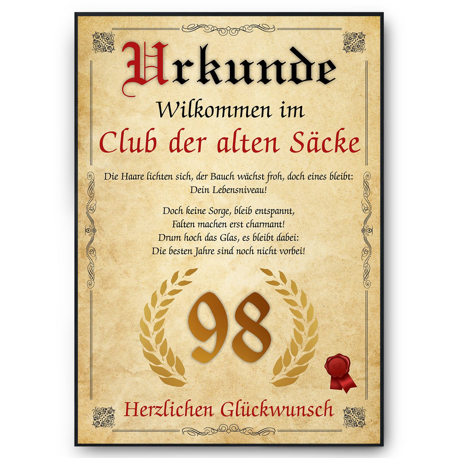 Tigerlino Poster Geburtstag Mann Geschenk Lustige günstig online kaufen