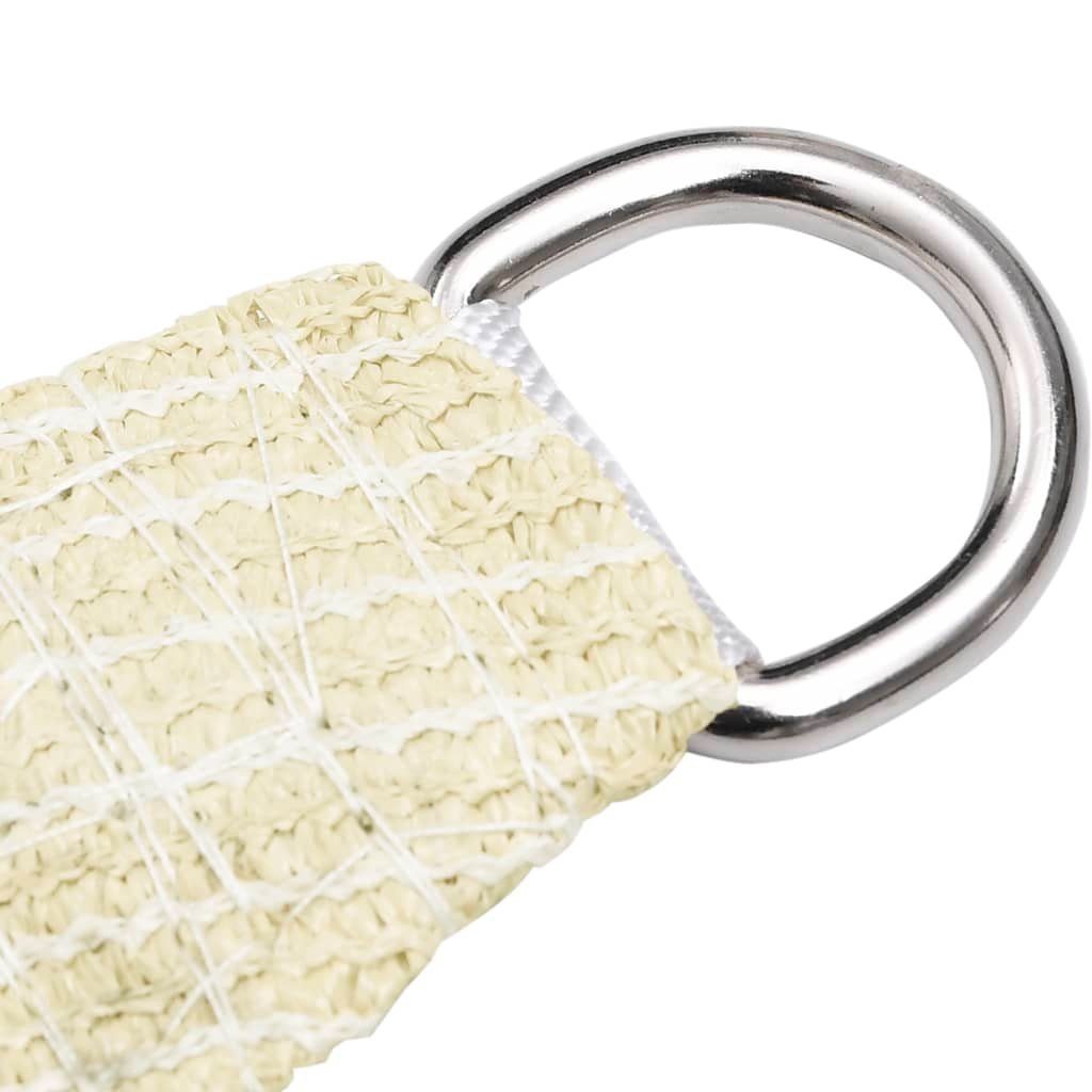 vidaXL Sonnensegel 25 x 4 m Sonnensegel 160 g m² Creme 2,5x4 m HDPE Beschattung Rechteck