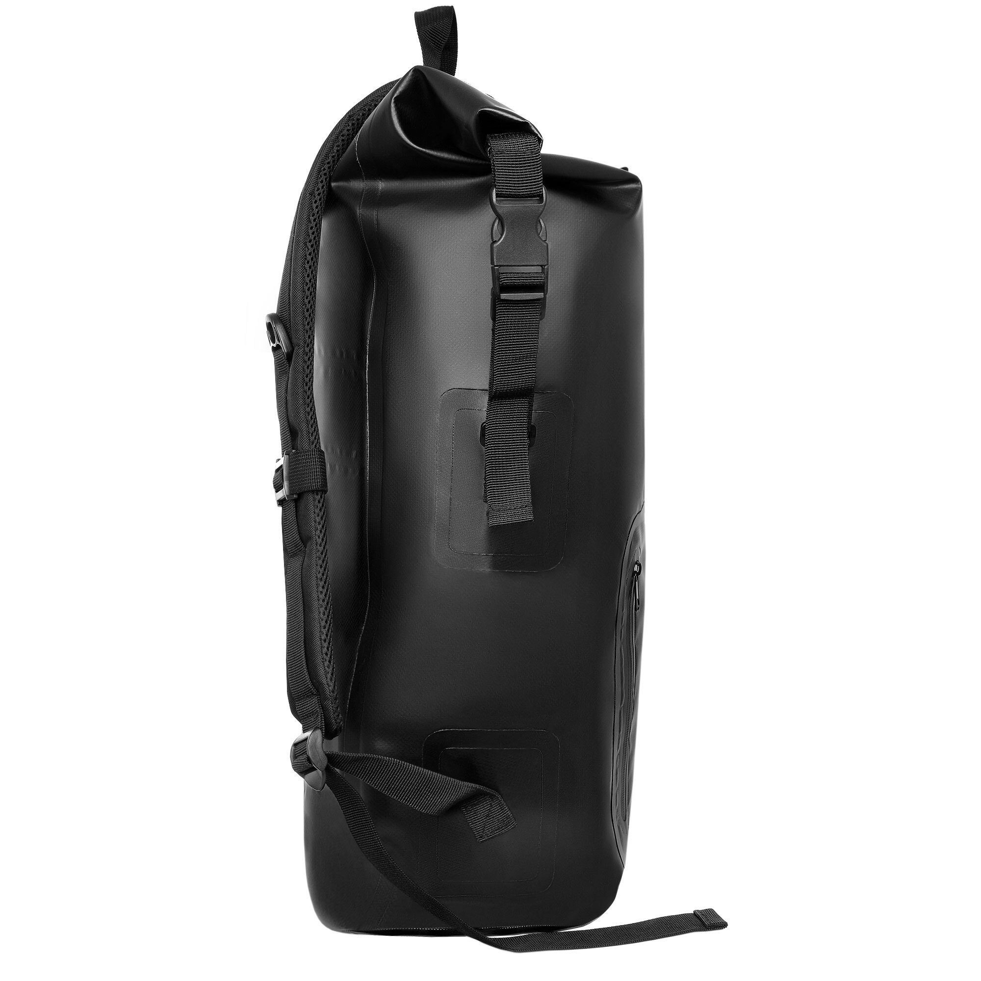 YEAZ Rucksack STOCKHOLM Wasserfester Rucksack weißes Logo (1-tlg), Wasserfester Rucksack weißes Logo