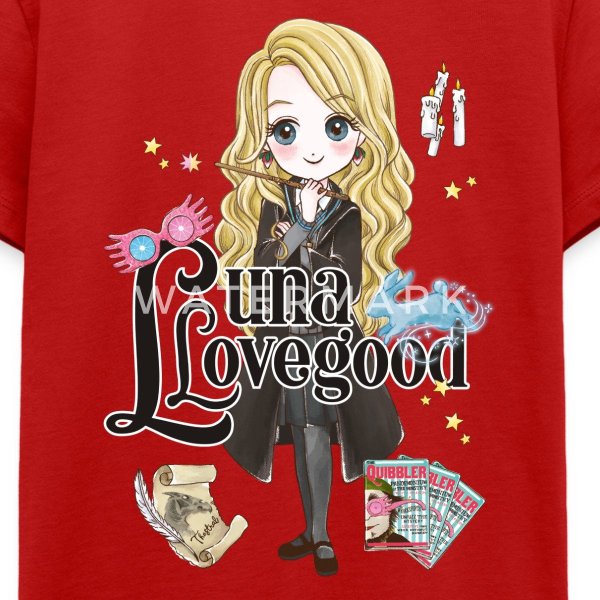 T-Shirt Harry Potter Luna Lovegood Teenager Premium T-Shirt