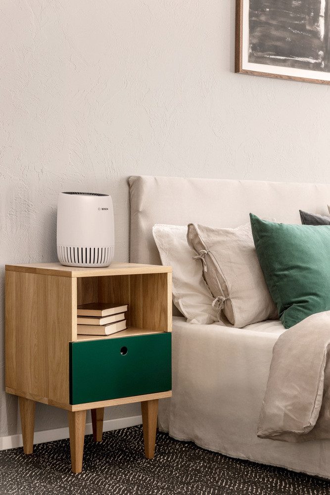 BOSCH Luftreiniger Air 1000, filtert über 99% der Schadstoffe, für 23 m² Rä günstig online kaufen