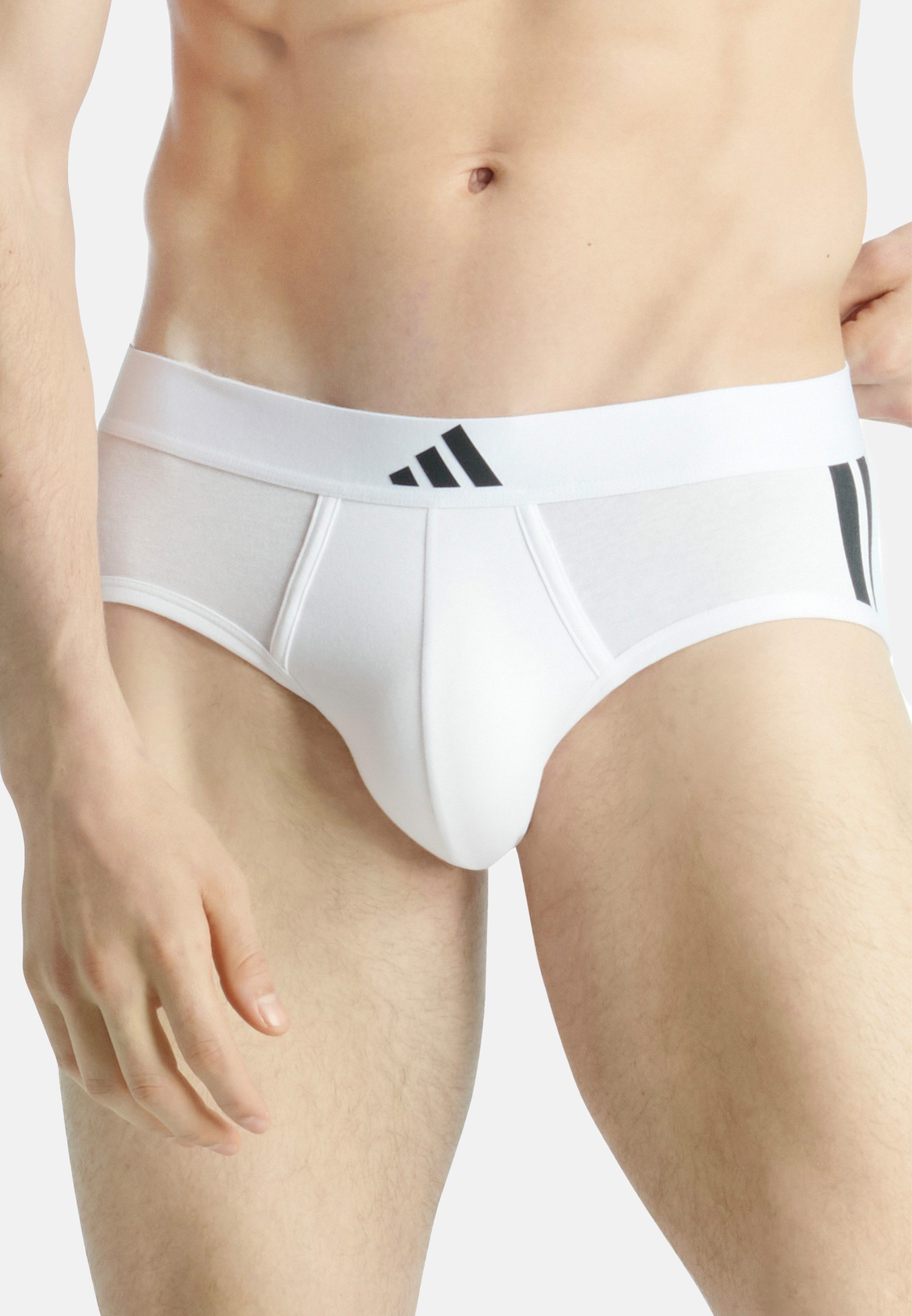 adidas Sportswear Slip 2er Pack Active Flex Cotton 3 Stripes (Spar-Set, 2-S günstig online kaufen