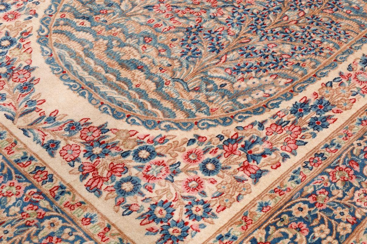 Orientteppich Kerman rechteckig, Perserteppich, 146x243 mm Trading, Lawar Handgeknüpfter Orientteppich 12 Nain / Höhe