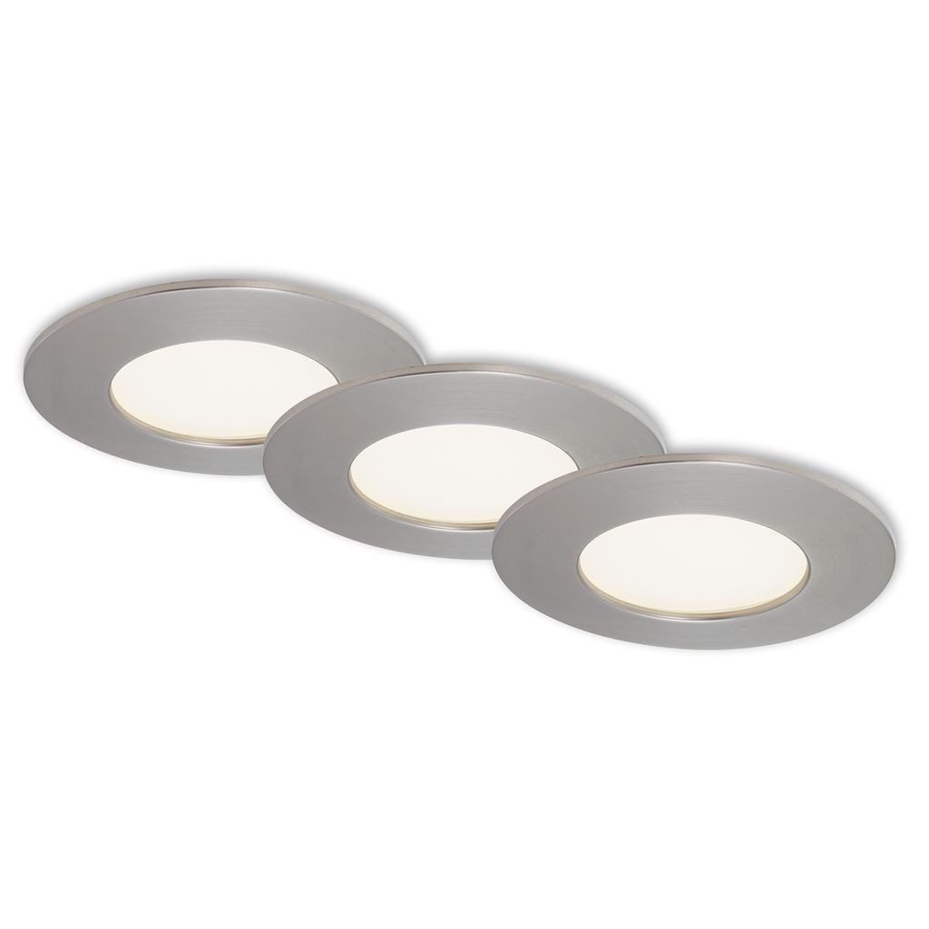 Briloner Leuchten LED Einbaustrahler 7282-032, LED fest integriert, 2700K - Extra-Warmweiß, matt-nickel, LED, Einbaustrahler, Einbauspot