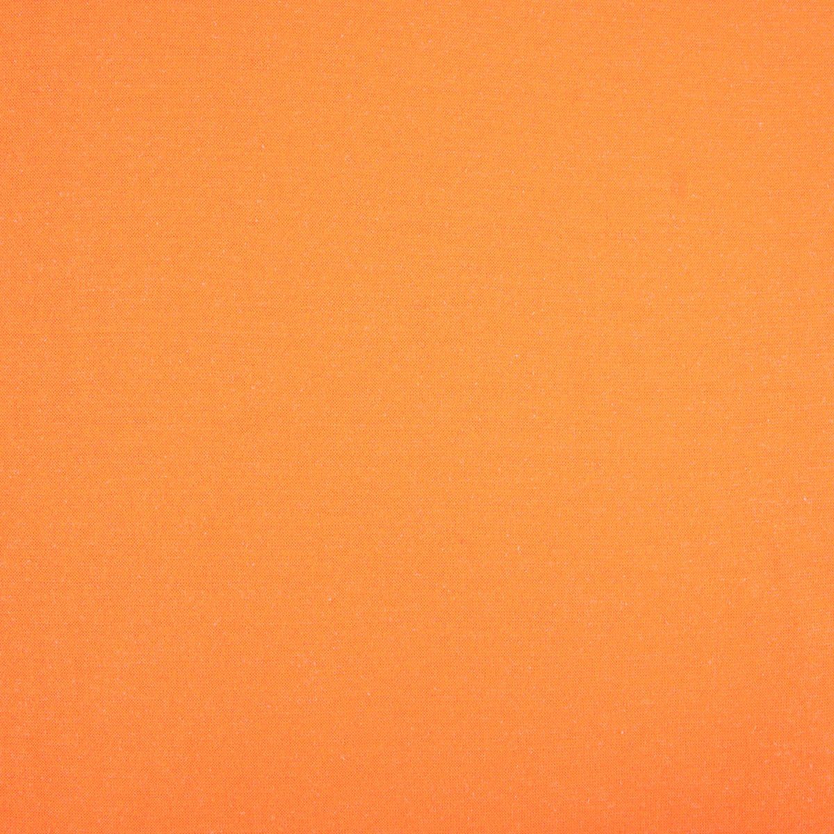 Thumbnail - SCHÖNER LEBEN. Stoff Strickschlauch Bündchenstoff fein NEON orange meliert 35cm Breite, allergikergeeignet