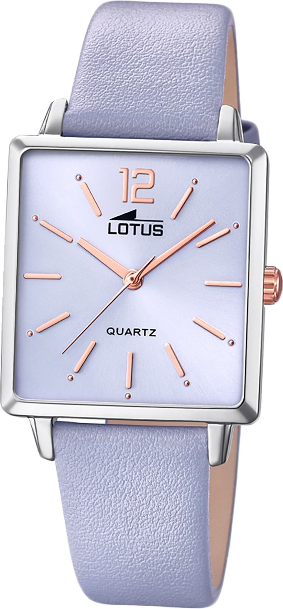 Damen Uhren Lotus Quarzuhr D2UL18712/3 LOTUS Leder Damen Uhr 18712/3 Quarz, Damenuhr mit Lederarmband, eckiges Gehäuse, klein (c