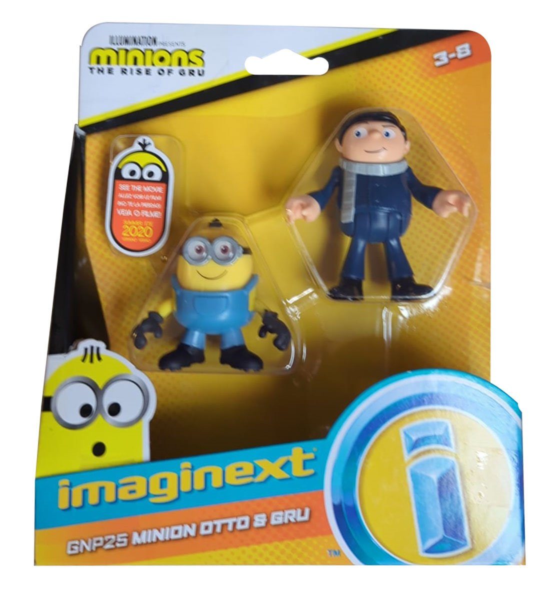 Fisher-Price® Spielfigur Fisher-Price GNP25 Illumination Presents Миньоны the Rise of Gru Minio, (Set)