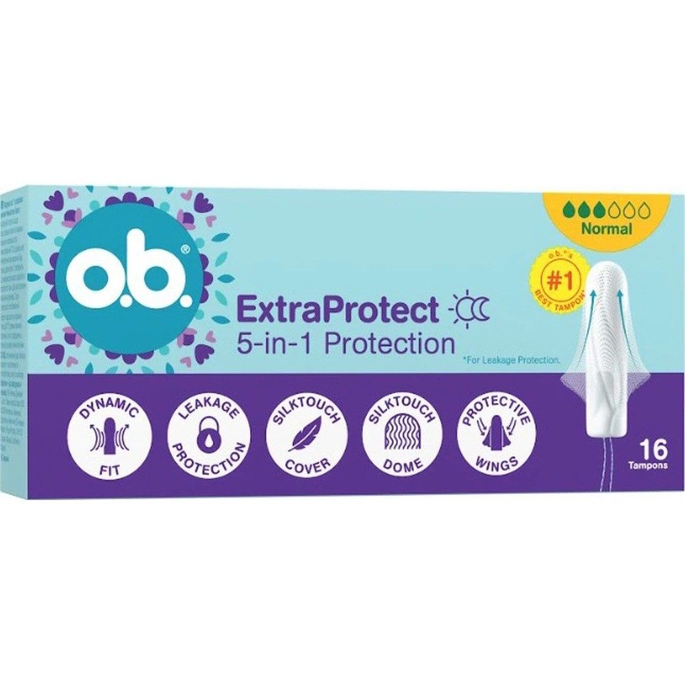 o.b. Tampons O.B. Extra Protect Normale Tampons 16 Stück