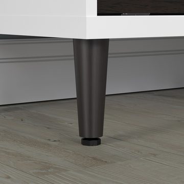 MCA furniture Lowboard TV-Lowboard Evolution, wenge / weiß matt, verschiedene Größen