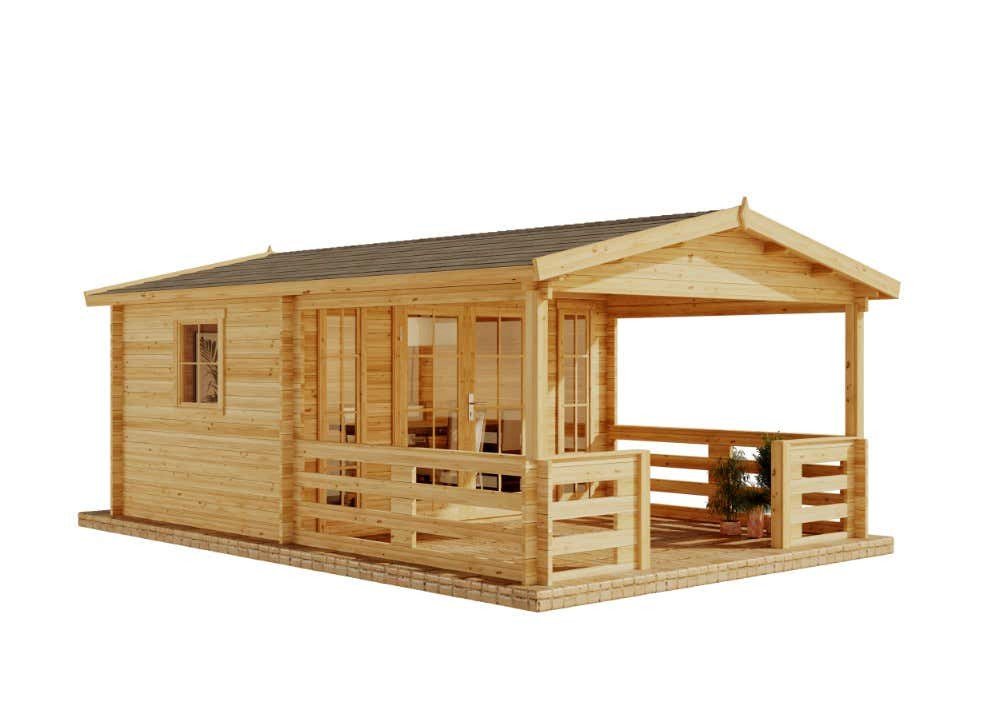 Thumbnail - Alpholz Gartenhaus Lappland-40 B, BxT: 400x594 cm