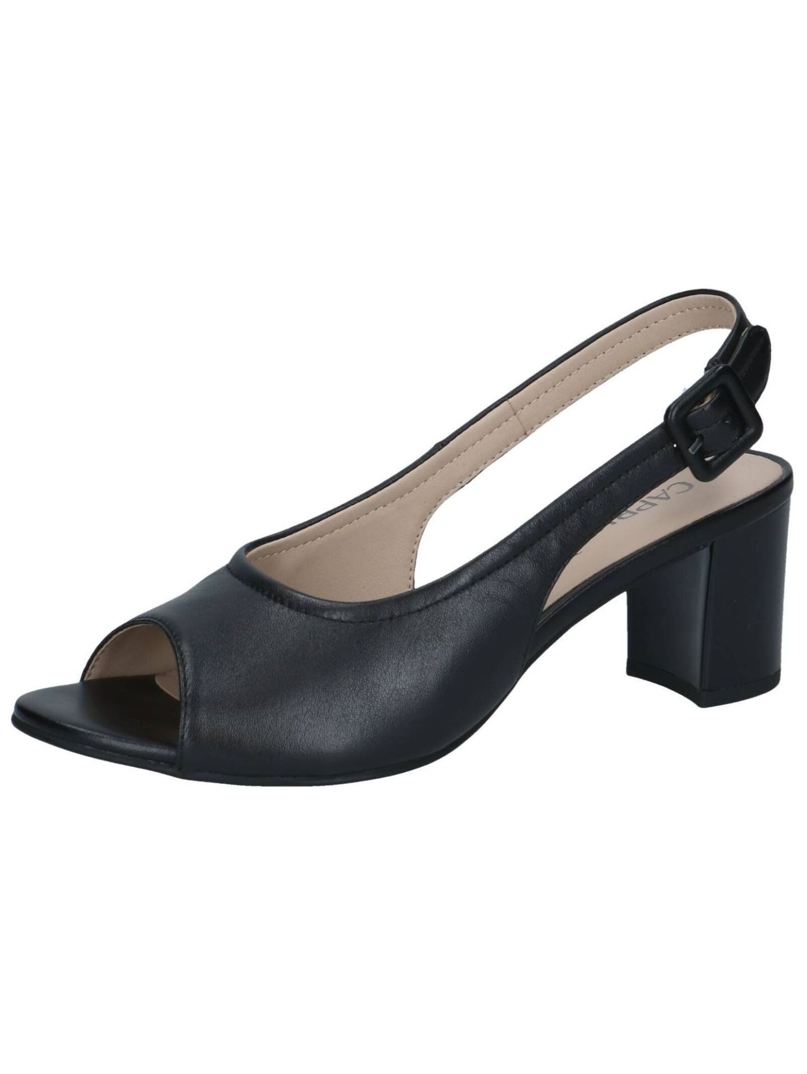 Caprice Pumps Nappaleder . Peeptoepumps