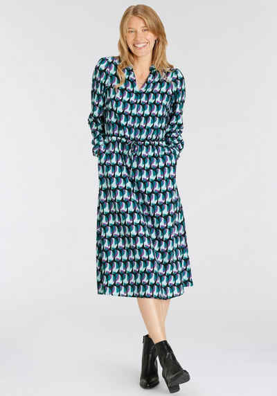 HECHTER PARIS Hemdblusenkleid mit elegantem Allover-Print