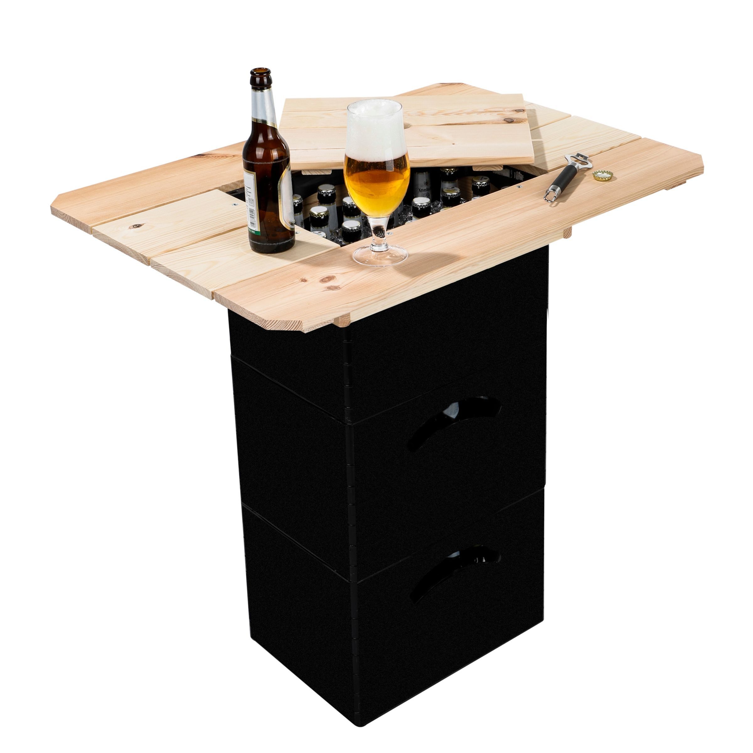 Gravidus Gartentisch Bierkasten Holztisch Bartisch Tischaufsatz günstig online kaufen
