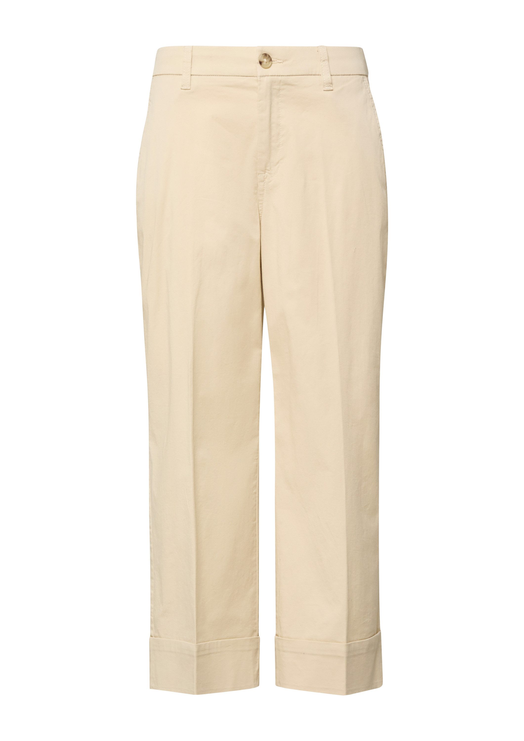 s.Oliver 7/8-Hose Hose High Rise-Culotte mit Umschlag günstig online kaufen