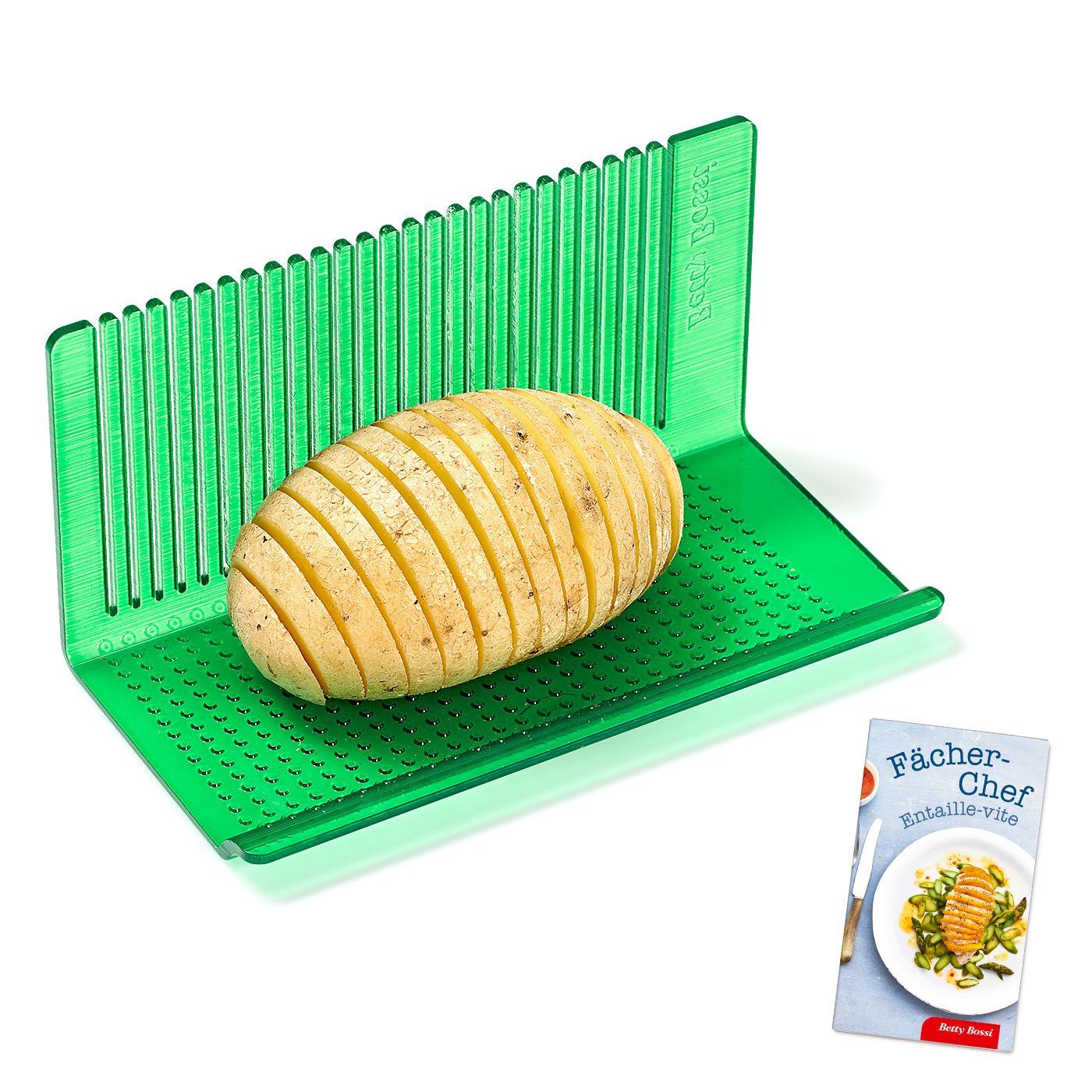 Betty Bossi Овощерезка Dekoschneider Fächer-Chef, mit Stopper, für Kartoffeln