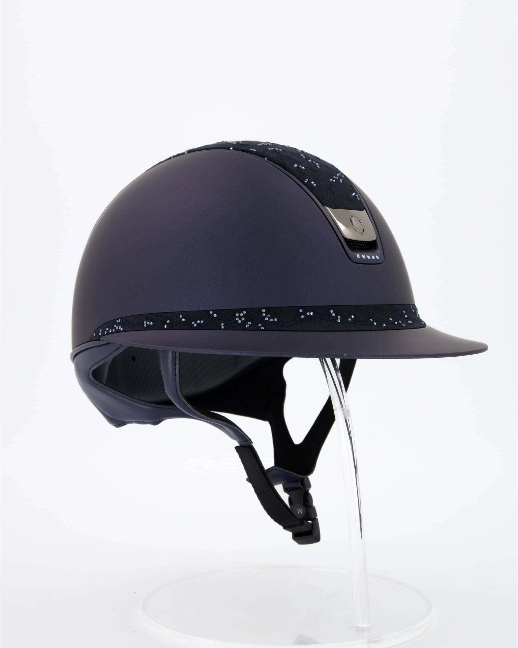 Samshield Reithelm Reithelm 2.0 Miss Shield Shadowmatt Blue, Top u. Frontal Band Crystal
