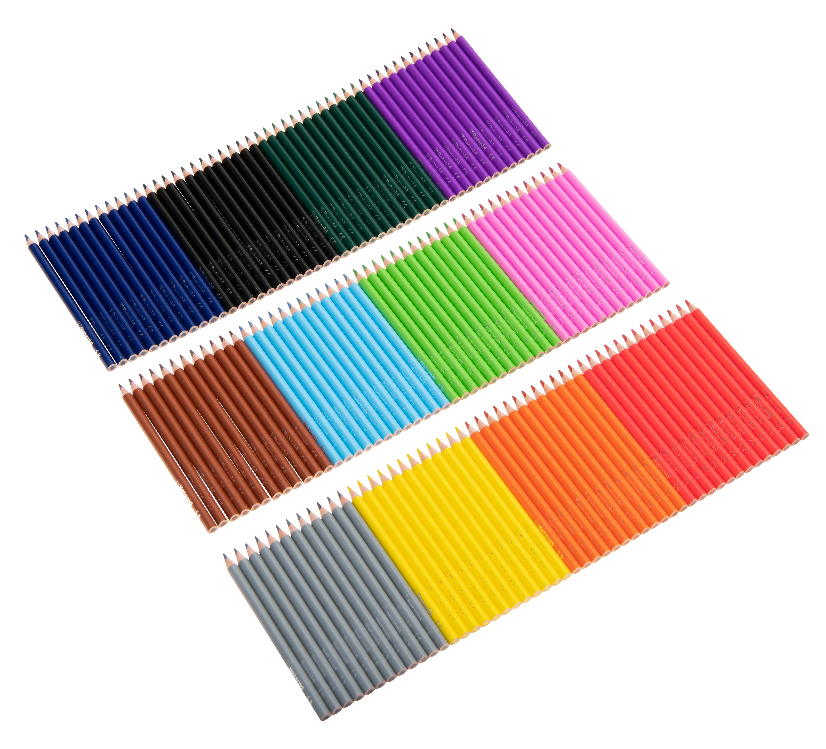 Betzold Buntstift 144 dicke Dreikantstifte, 17,5 cm lang – Buntstifte Kinder – Bild 5 von 5
