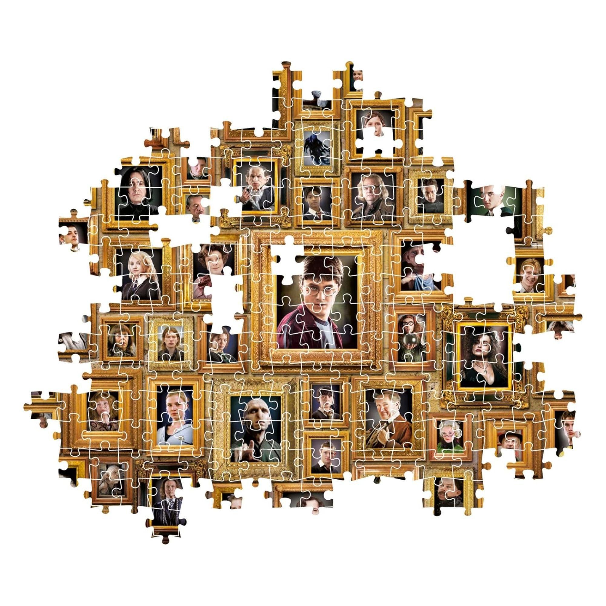 Clementoni® Puzzle Paintings Impossible (1000 Teile) - Harry Potter, 1000 Puzzleteile