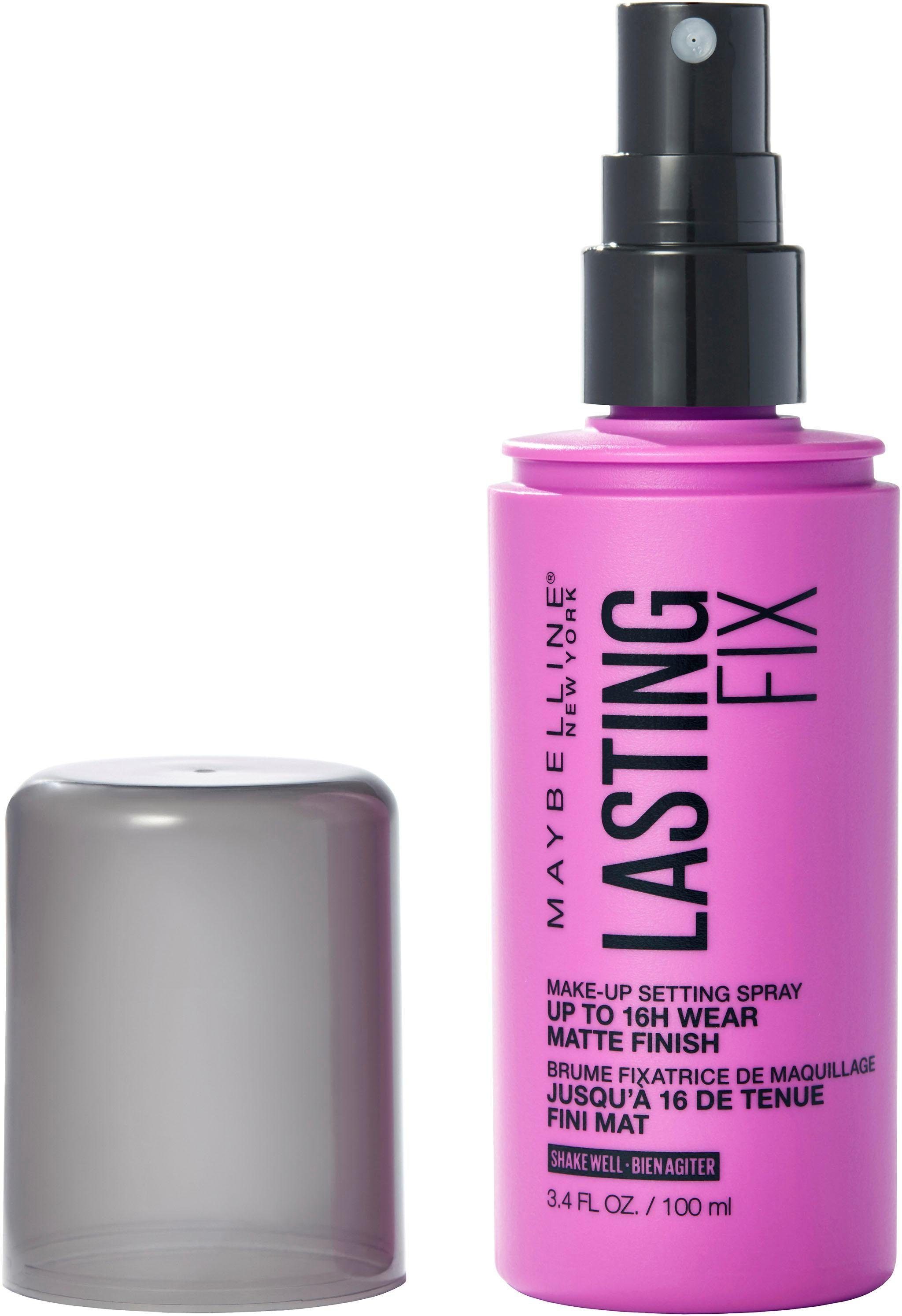 MAYBELLINE NEW YORK Fixierspray FACESTUDIO LASTING FIX MAKEUP SPRAY, fixiere deinen matten Make-up-Look bis zu 16 Stunden.