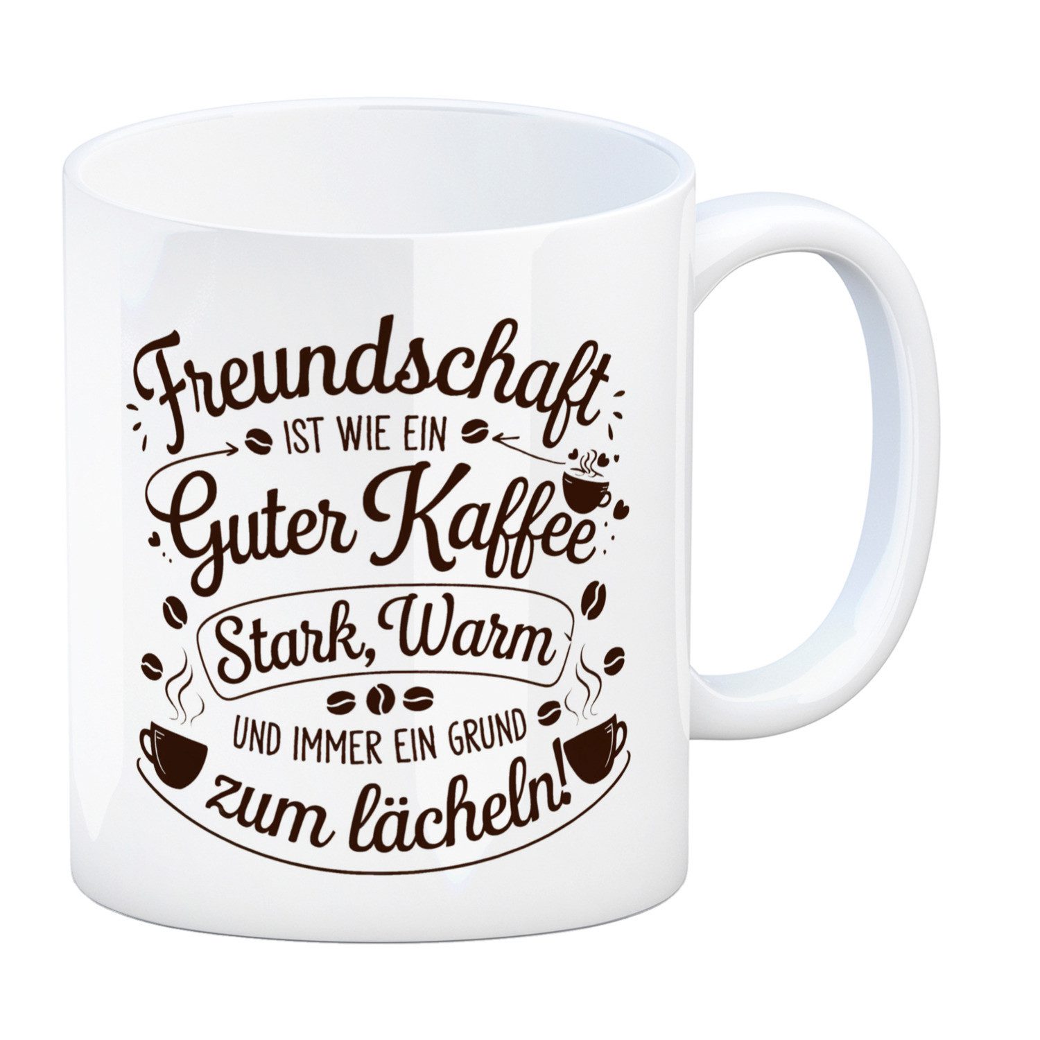 Tasse Freundschaft ist wie Kaffee - Kaffeebecher