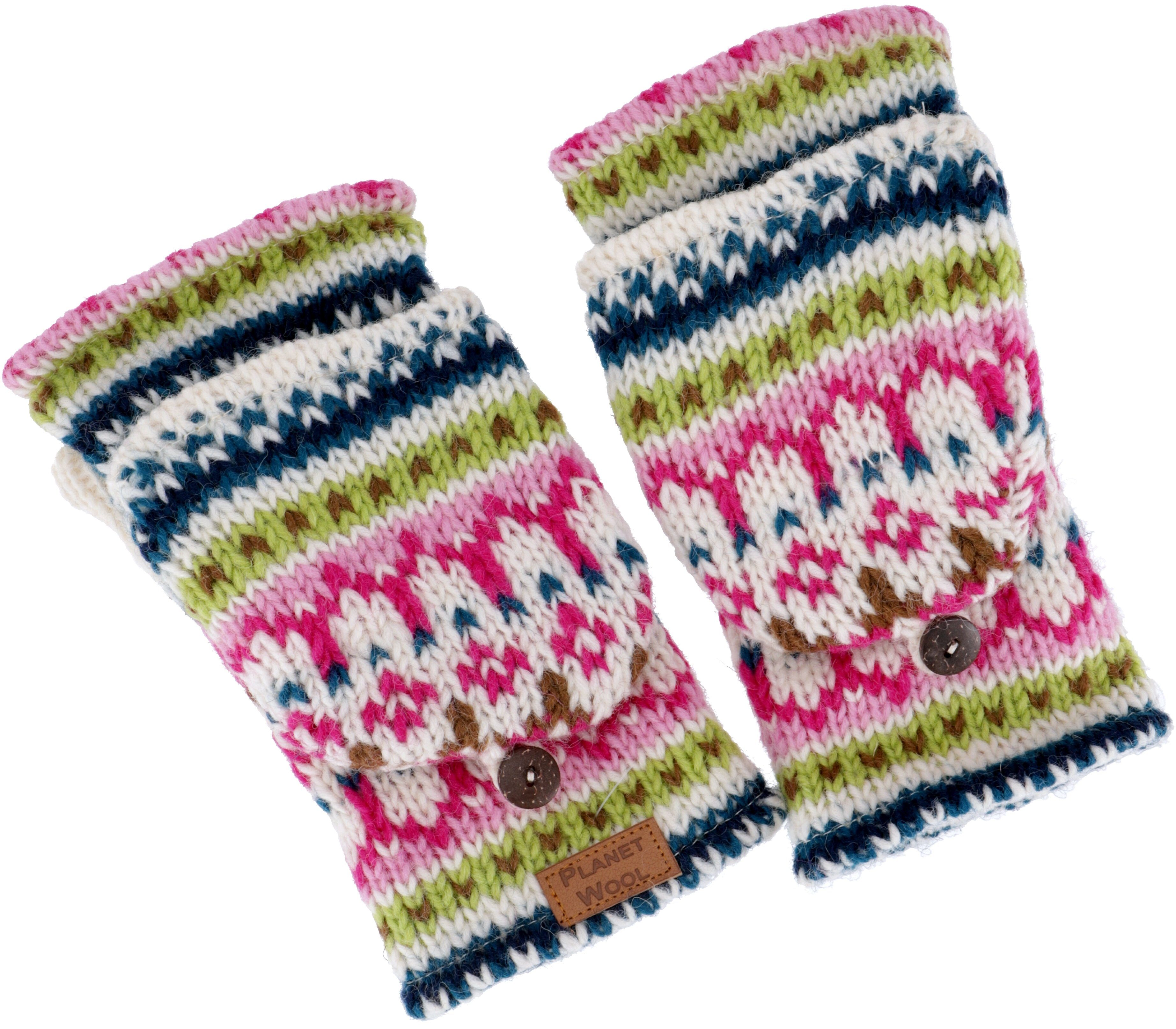 Strickhandschuhe Handgestrickte Handschuhe, Klapphandschuhe..