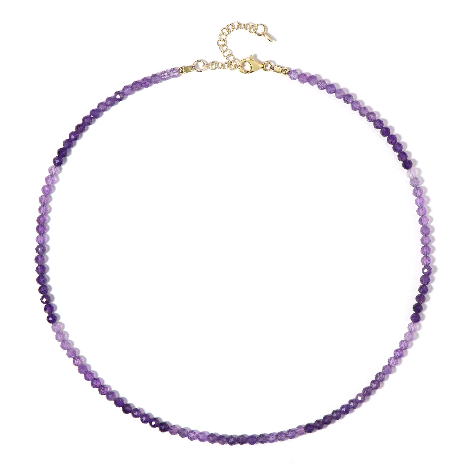 Silberkette Uruguay Amethyst Sterling Silber Halskette