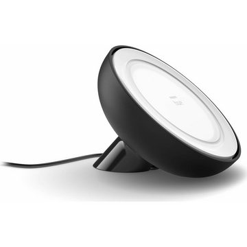 Philips Hue LED Tischleuchte Bluetooth White & Color Ambiance Tischleuchte Bloom in Schwarz, keine Angabe, Leuchtmittel enthalten: Ja, fest verbaut, LED, warmweiss, Tischleuchte, Nachttischlampe, Tischlampe