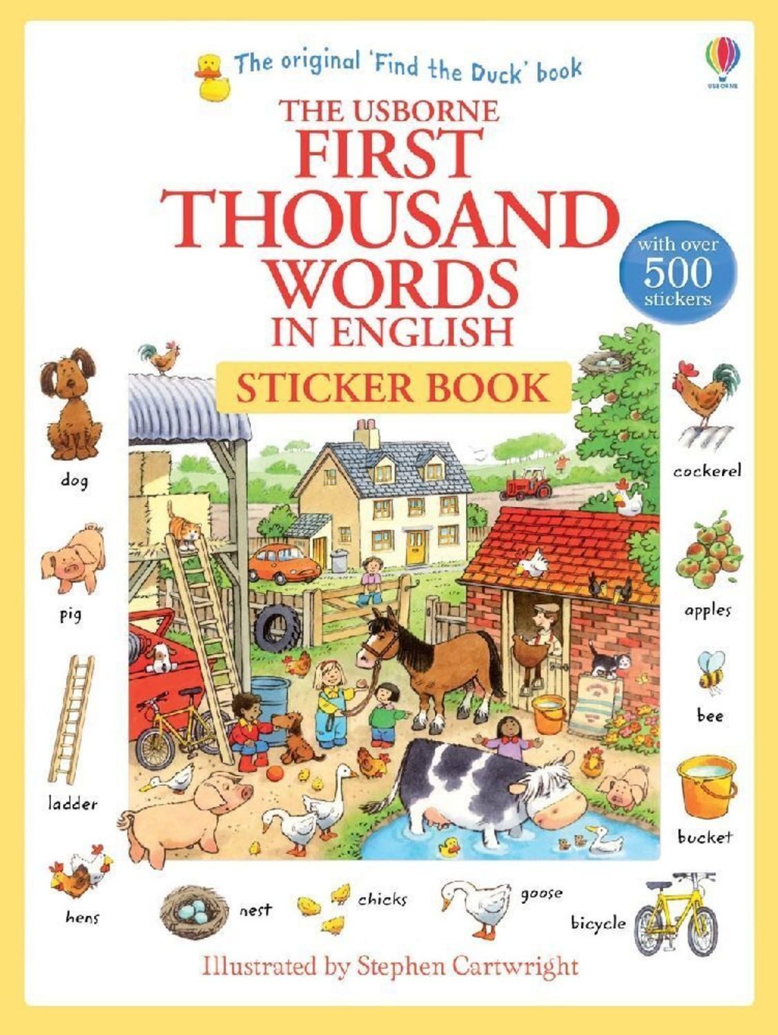 First Thousand Words in English Sticker Book / Heather Amery