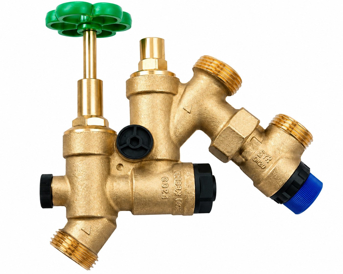 SYR Absperrventil Syrobloc 24 Sicherheitsgruppe für Trinkwasser DN 20 x 3/4", 6 bar, max. 6 bar, (1-tlg)