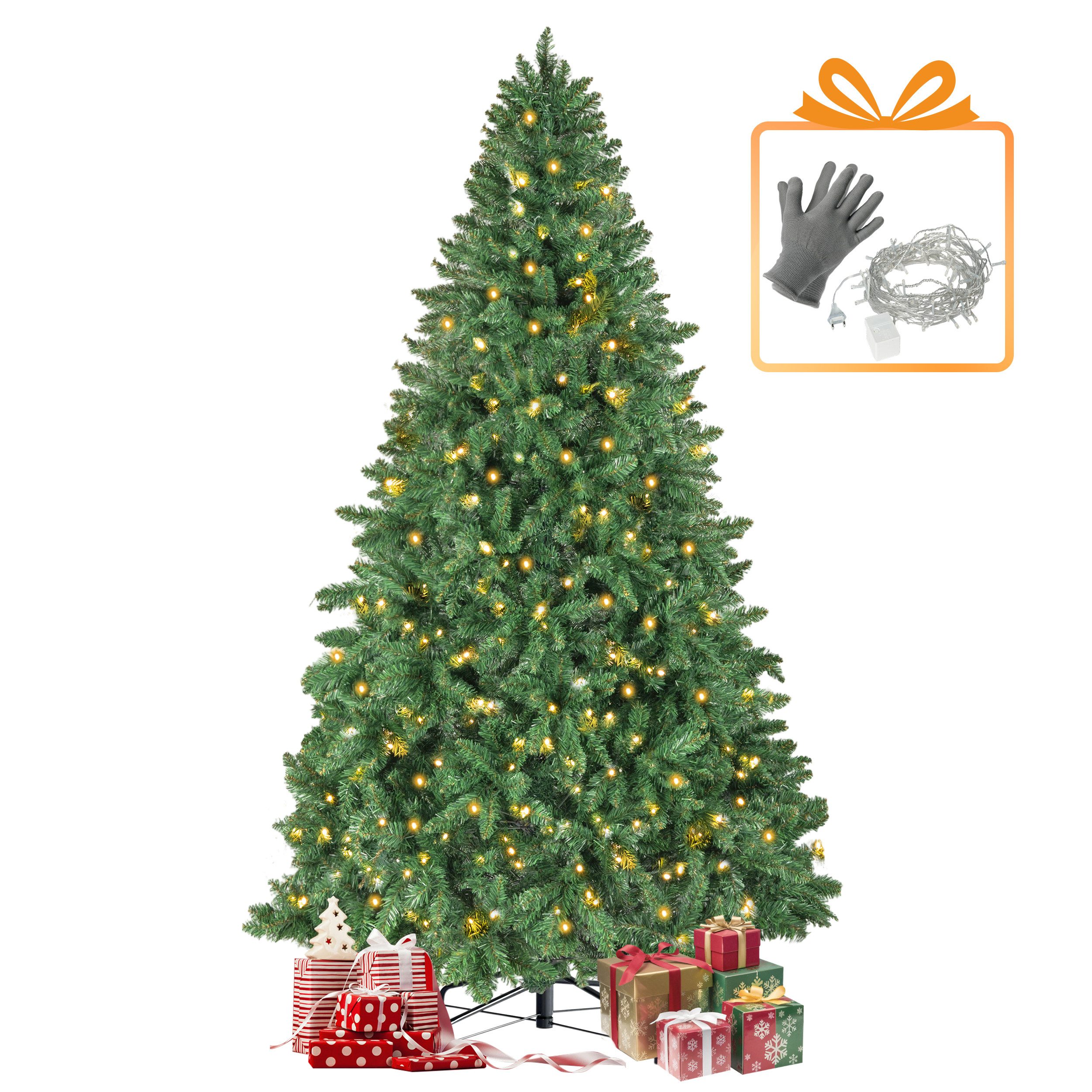 WHEELYOU Künstlicher Weihnachtsbaum mit Beleuchtung, Tannenbaum künstlich, günstig online kaufen